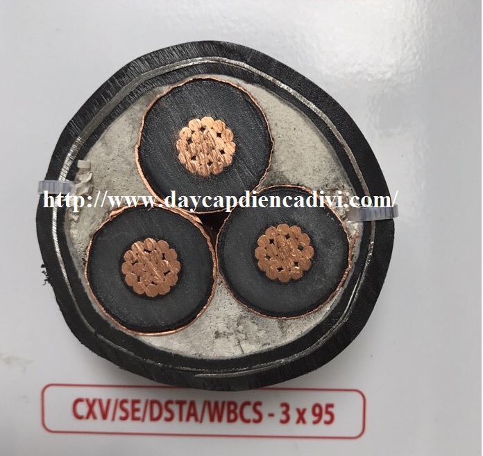 CXV/SE/DSTA/WBCS  3x95-12/20(24)kV