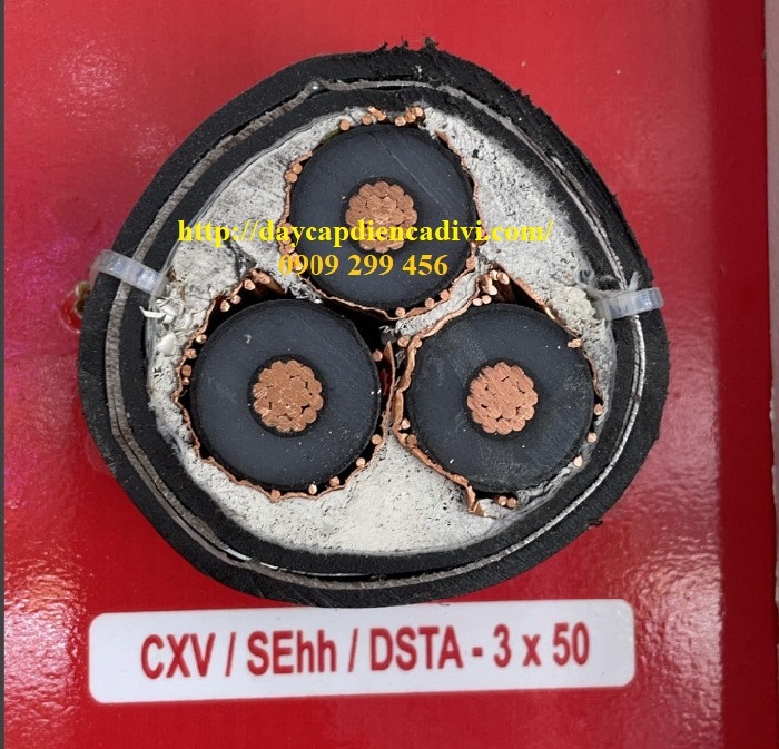 CXV/Sehh/DSTA 3x50-12,7/(20)24KV